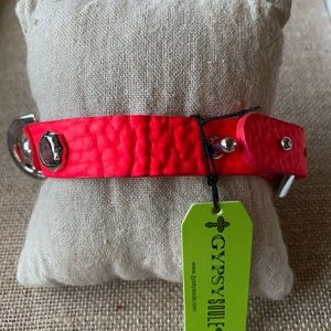 NWT Gypsy Soule Hot Pink Leather Bracelet